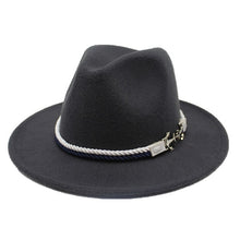 Load image into Gallery viewer, Seioum Spring Wide Brim Fedora Men Women