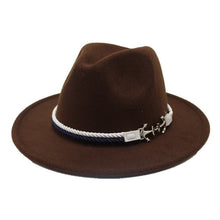 Load image into Gallery viewer, Seioum Spring Wide Brim Fedora Men Women