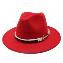 Load image into Gallery viewer, Seioum Spring Wide Brim Fedora Men Women
