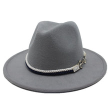 Load image into Gallery viewer, Seioum Spring Wide Brim Fedora Men Women