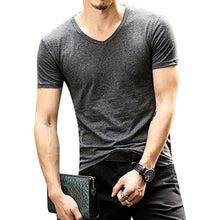 Load image into Gallery viewer, Fashion Men T Shirts Summer Sports Running Top Tees Mens Clothing Short Sleeve Casual O Neck cotton Fitness Tshirt Sportwear