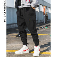 Load image into Gallery viewer, Privathinker Men Black Joggers Pants Summer 2018 Mens Big Pockets Ankel Cargo Pants Male Spring Streetwear Overalls Sweatpants