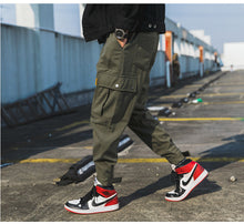 Load image into Gallery viewer, Privathinker Men Black Joggers Pants Summer 2018 Mens Big Pockets Ankel Cargo Pants Male Spring Streetwear Overalls Sweatpants