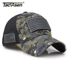 Load image into Gallery viewer, TACVASEN Tactical Camouflage Baseball Caps Men
