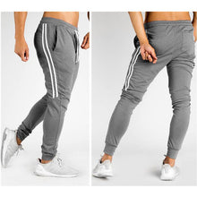 Load image into Gallery viewer, New Men's Hip Hop Sweatpants Fitness Joggers 2019 Spring Male Side Stripe High Street Hip Long Trousers Harem Pants Sweatpant