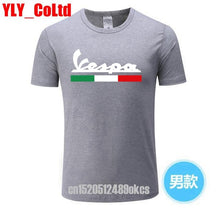 Load image into Gallery viewer, 2019 Brand Men T Shirt Men's Women's Vespa Print T-Shirt Motorcycle Casual Men TShirt