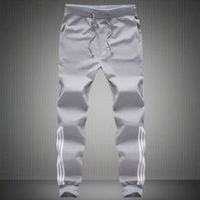 Load image into Gallery viewer, Men's Casual Pants 2019 Spring Trousers Men Pants Slim Fit Sweatpants Cotton Jogger Striped Bodybuilding Gyms Pants Sportswear