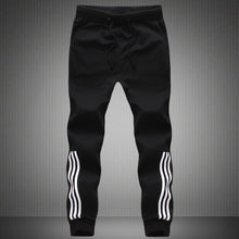 Load image into Gallery viewer, Men's Casual Pants 2019 Spring Trousers Men Pants Slim Fit Sweatpants Cotton Jogger Striped Bodybuilding Gyms Pants Sportswear
