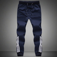 Load image into Gallery viewer, Men's Casual Pants 2019 Spring Trousers Men Pants Slim Fit Sweatpants Cotton Jogger Striped Bodybuilding Gyms Pants Sportswear
