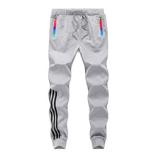 Load image into Gallery viewer, Men's Casual Pants 2019 Spring Trousers Men Pants Slim Fit Sweatpants Cotton Jogger Striped Bodybuilding Gyms Pants Sportswear