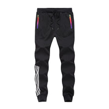Load image into Gallery viewer, Men's Casual Pants 2019 Spring Trousers Men Pants Slim Fit Sweatpants Cotton Jogger Striped Bodybuilding Gyms Pants Sportswear