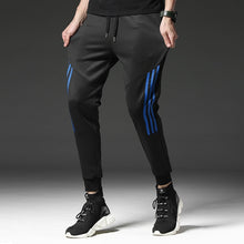 Load image into Gallery viewer, Men's Casual Pants 2019 Spring Trousers Men Pants Slim Fit Sweatpants Cotton Jogger Striped Bodybuilding Gyms Pants Sportswear