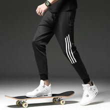 Load image into Gallery viewer, Men's Casual Pants 2019 Spring Trousers Men Pants Slim Fit Sweatpants Cotton Jogger Striped Bodybuilding Gyms Pants Sportswear