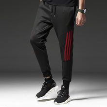 Load image into Gallery viewer, Men's Casual Pants 2019 Spring Trousers Men Pants Slim Fit Sweatpants Cotton Jogger Striped Bodybuilding Gyms Pants Sportswear