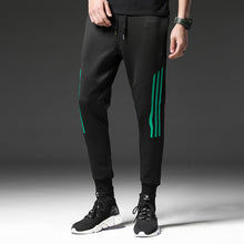 Load image into Gallery viewer, Men's Casual Pants 2019 Spring Trousers Men Pants Slim Fit Sweatpants Cotton Jogger Striped Bodybuilding Gyms Pants Sportswear