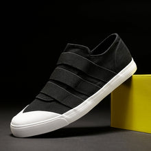 Load image into Gallery viewer, Monstceler Men's Canvas Shoes Spring Ribbon Stripe Designer Sneaker Men Breathable Loafers