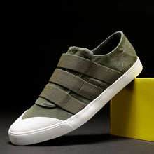 Load image into Gallery viewer, Monstceler Men's Canvas Shoes Spring Ribbon Stripe Designer Sneaker Men Breathable Loafers