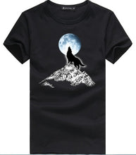 Load image into Gallery viewer, Pioneer Camp Fashion print wolf pattern casual men t-shirt young boy funny t shirts 100% cotton men clothing 305062
