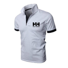Load image into Gallery viewer, Men Summer Fashion Helly Hansen Cotton  Lapel Collar Slim Fit  T Shirts Casual  tshirt  Turn-down Collar  funny t shirts