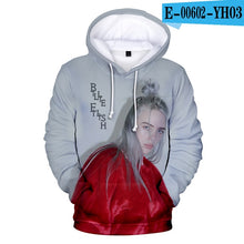 Load image into Gallery viewer, Hot Sale Billie Eilish 3D Printing Hooded Sweatshirt Male/Female Hip Hop