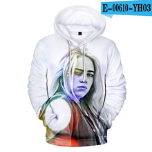 Load image into Gallery viewer, Hot Sale Billie Eilish 3D Printing Hooded Sweatshirt Male/Female Hip Hop