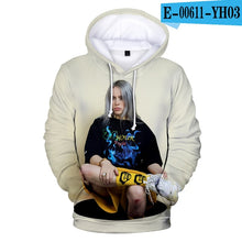 Load image into Gallery viewer, Hot Sale Billie Eilish 3D Printing Hooded Sweatshirt Male/Female Hip Hop