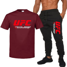 Load image into Gallery viewer, Small feet loose breathable casual Pants Men UFC Suit Summer MMA Ultimate Fighting Championship Trousers Mens jogger pants Women