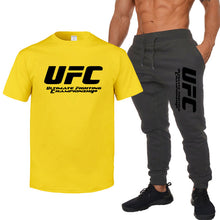 Load image into Gallery viewer, Small feet loose breathable casual Pants Men UFC Suit Summer MMA Ultimate Fighting Championship Trousers Mens jogger pants Women