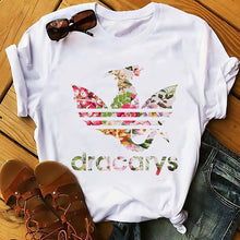 Load image into Gallery viewer, Daenerys Dragon camiseta Dracarys funny t-shirt men summer new white casual GOT unisex tshirt cool Harajuku street wear t shirt