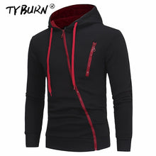 Load image into Gallery viewer, TYBURN New Hoodies Men 2019 Spring Casual Long Sleeve Hoodie Men Sweatshirts Slim Zipper Hoody Sweatshirt Men