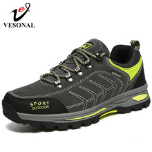 Load image into Gallery viewer, VESONAL Summer Outdoor Hiking Shoes For Male Adult Suede Sneakers Men Waterproof Rubber Wear Resisting Walking Sports Shoes 579