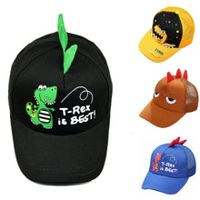 Load image into Gallery viewer, Brand Cute 2-10 Years Old Kids Dinosaur Hat Cotton Mesh Baseball Caps