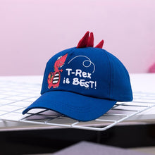 Load image into Gallery viewer, Brand Cute 2-10 Years Old Kids Dinosaur Hat Cotton Mesh Baseball Caps
