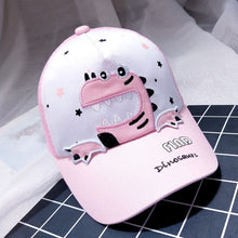Load image into Gallery viewer, Brand Cute 2-10 Years Old Kids Dinosaur Hat Cotton Mesh Baseball Caps