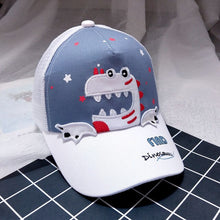 Load image into Gallery viewer, Brand Cute 2-10 Years Old Kids Dinosaur Hat Cotton Mesh Baseball Caps