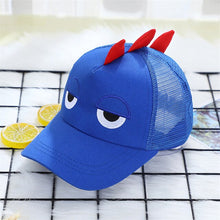 Load image into Gallery viewer, Brand Cute 2-10 Years Old Kids Dinosaur Hat Cotton Mesh Baseball Caps