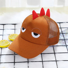 Load image into Gallery viewer, Brand Cute 2-10 Years Old Kids Dinosaur Hat Cotton Mesh Baseball Caps