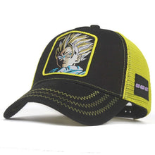 Load image into Gallery viewer, New Brand Goku Super Saiyan Dragon Ball Snapback Cap Cotton Baseball Cap For Men Women Hip Hop