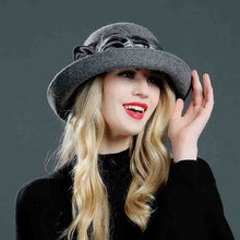 Load image into Gallery viewer, MTTZSYLHH top hat female England spring and summer fashion flower
