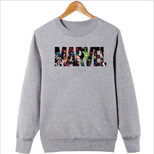 Load image into Gallery viewer, Hot new MARVEL Crew Neck Sweatshirt Fashion Cotton Print Hip Hop Hoodie Sweatshirt Men's