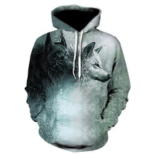 Load image into Gallery viewer, 2019 New Star-headed wolf print Hoodies Men