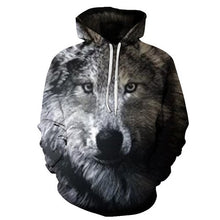 Load image into Gallery viewer, 2019 New Star-headed wolf print Hoodies Men