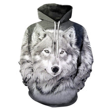 Load image into Gallery viewer, 2019 New Star-headed wolf print Hoodies Men