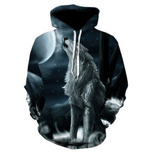 Load image into Gallery viewer, 2019 New Star-headed wolf print Hoodies Men
