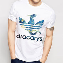 Load image into Gallery viewer, Daenerys Dragon Dracarys funny t shirt men summer new white Vintage GOT unisex casual t-shirt homme Harajuku