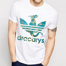 Load image into Gallery viewer, Daenerys Dragon Dracarys funny t shirt men summer new white Vintage GOT unisex casual t-shirt homme Harajuku