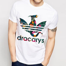Load image into Gallery viewer, Daenerys Dragon Dracarys funny t shirt men summer new white Vintage GOT unisex casual t-shirt homme Harajuku