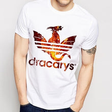 Load image into Gallery viewer, Daenerys Dragon Dracarys funny t shirt men summer new white Vintage GOT unisex casual t-shirt homme Harajuku